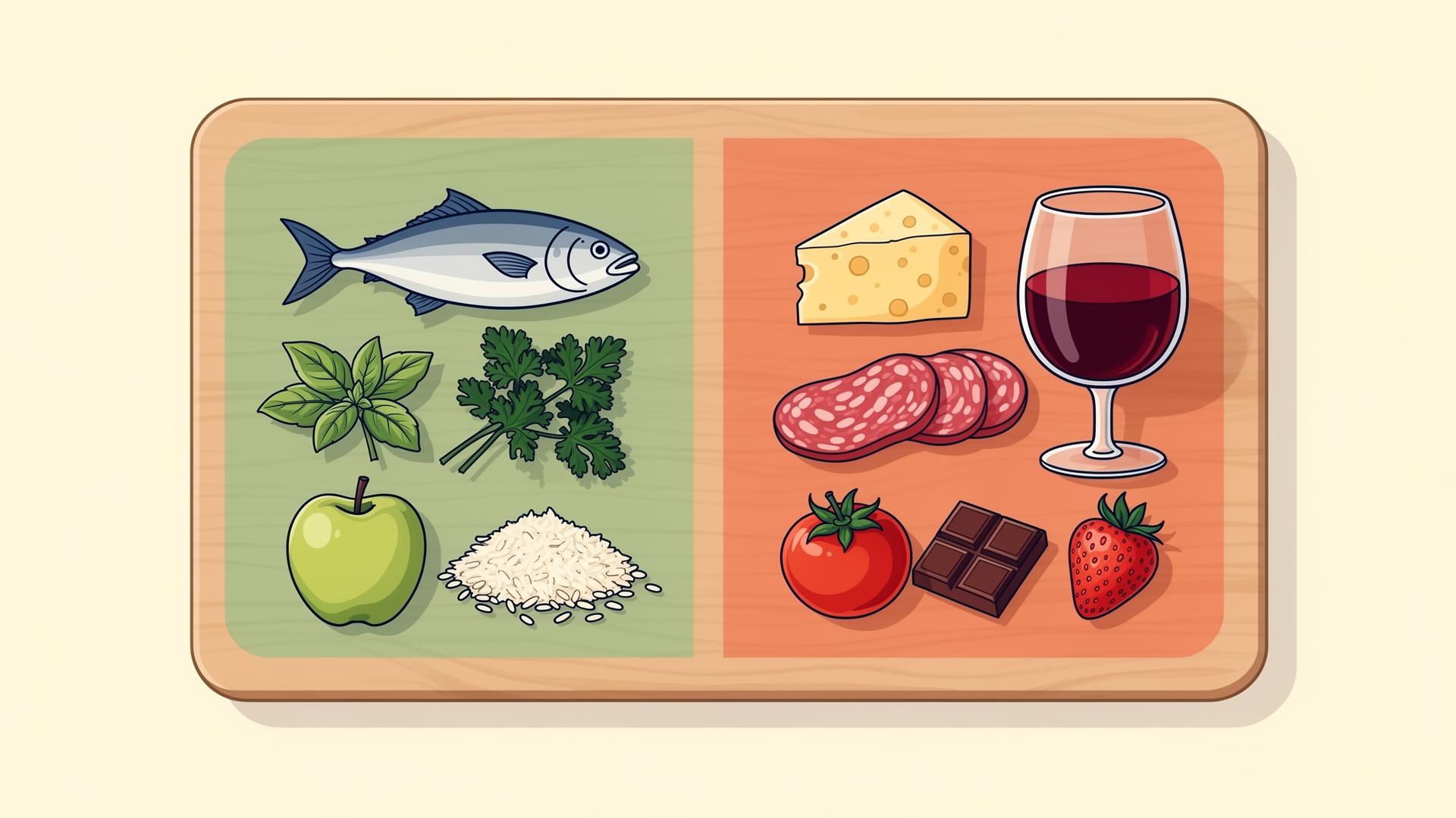 Aliments riches en histamine : la liste